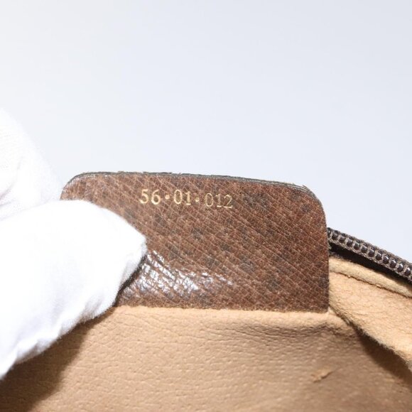 GUCCI GG Supreme Web Sherry Line Clutch Bag PVC Beige Red 56 01 012 Auth th5648 - Picture 8 of 12